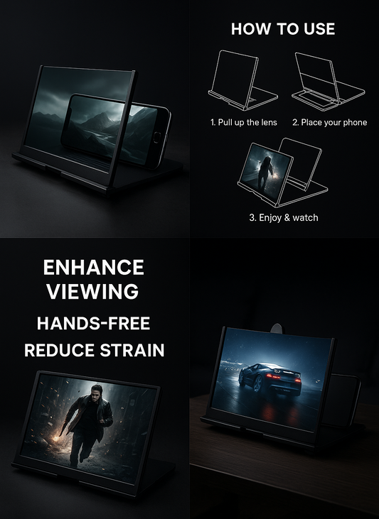 Phone Screen Magnifier – Turn Your Phone into a Mini Theater 🎬